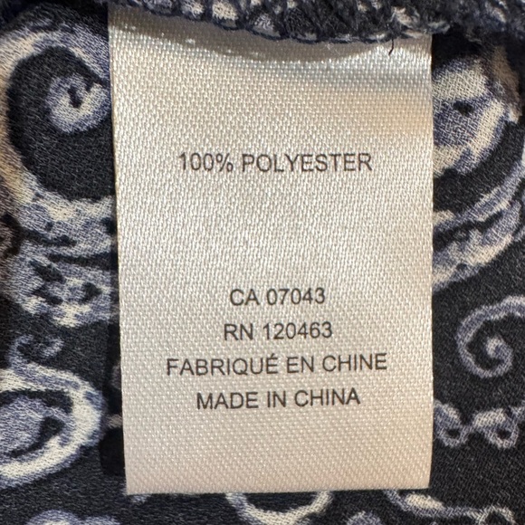 Alex & Lili Boho Patchwork Print Flowy top size Small EUC - Picture 7 of 9